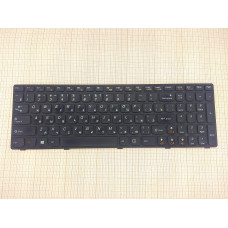Клавиатура Lenovo Ideapad G580, G585, G780, V580, Z580, Z585, Z780 черная с черной рамкой, Б/У
