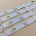Подсветка 43" 08-43DN-3528-0D35-4X10-770X10-220324 CY-430D-4X10, 4 ленты, 10LED, 3V, 770 мм, с разбо
