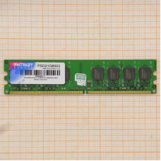 Память DIMM DDR2 Patriot 1Gb, 800 МГц (PC2-6400)
