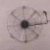 Вентилятор 220x220x30 12V 2pin с регулятором 500rpm LED синий