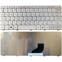 Клавиатура Acer Aspire One 521 532H AO532H D255 D260 D270 NAV50 PAV80 белая