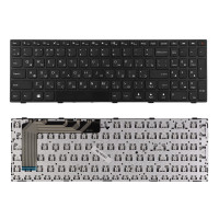 Клавиатура Lenovo IdeaPad 110-15ISK Series черная, рамка черная, плоский Enter