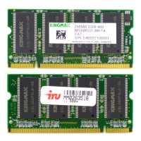 SODIMM DDR Kingmax 256Mb 400 МГц (PC-3200) [MSXB62D-38KT4] Б/У