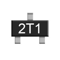 Транзистор MMBT9012(S9012) (2T1), PNP, 20V, 0.5A, 0.225W, SOT-23
