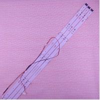 Подсветка 43" LG43D07-ZC31AG-02 LC43490058A, 3 ленты, 7LED, 3V, 825мм, с разбора