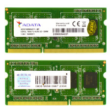 SODIMM DDR3L ADATA 4Gb 1600 МГц (PC3-12800) [AD3X1600W4G11-BP]