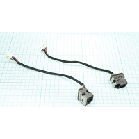 Разъем HP Pavilion DV6-3000 DV7-4000 (7.4x5.0 мм) с кабелем 115 мм