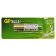 Батарейка AAA LR03 GP Super Alkaline 1.5V (отрывные по 1шт)