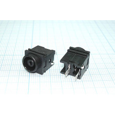 Разъем Sony SVT DC JACK VGN-FZ VGN-NR VGN-FW 2-pin (6.0x4.4 мм) черный