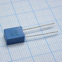 Конденсатор 1uf 63VDC / 40VAC, 7.3x4.5x9.5mm