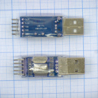 Адаптер USB-TTL UART 4pin RS232 [PL2303HX] без кабеля (Linux, Mac, Win7)