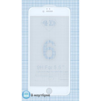 Защитное стекло iPhone 6/6S Plus 4D белое