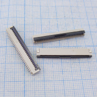 Коннектор FFC/FPC 1.0 мм 26 pin поворотный передний