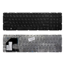 Клавиатура HP Pavilion Envy 15-b, Sleekbook 15, TouchSmart 15-b100 черная, без рамки, плоский Enter