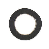 Скотч двусторонний черный вспененный защитная лента зеленая 0.5 мм (3мм х 10м)