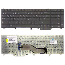 Клавиатура Dell Latitude E6520 E6530 E6540 M6600 черная, плоский Enter