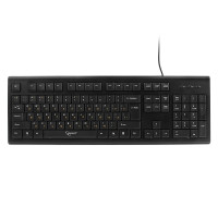 Клавиатура Gembird KB-8353U-BL черная, USB, Г-образный ENTER