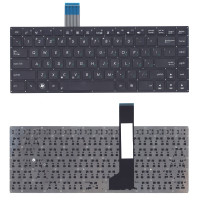 Клавиатура Asus K46, K46C, K46CA, K46CB, K46Cm, S405C, S46C Series черная, без рамки, плоский Enter
