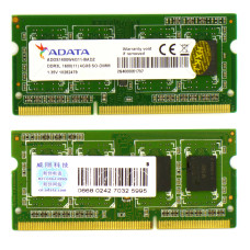 SODIMM DDR3L ADATA 4Gb 1600 МГц (PC3-12800) [ADDS1600W4G11-BADZ]
