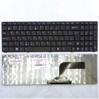 Клавиатура Asus N53 K53 черная плоский Enter, VER-2, NEW