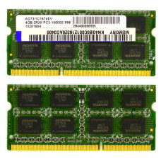 SODIMM DDR3 ADATA 4Gb 1333 MHz (PC3-10600) [AD73I1C1674EV] Б/У